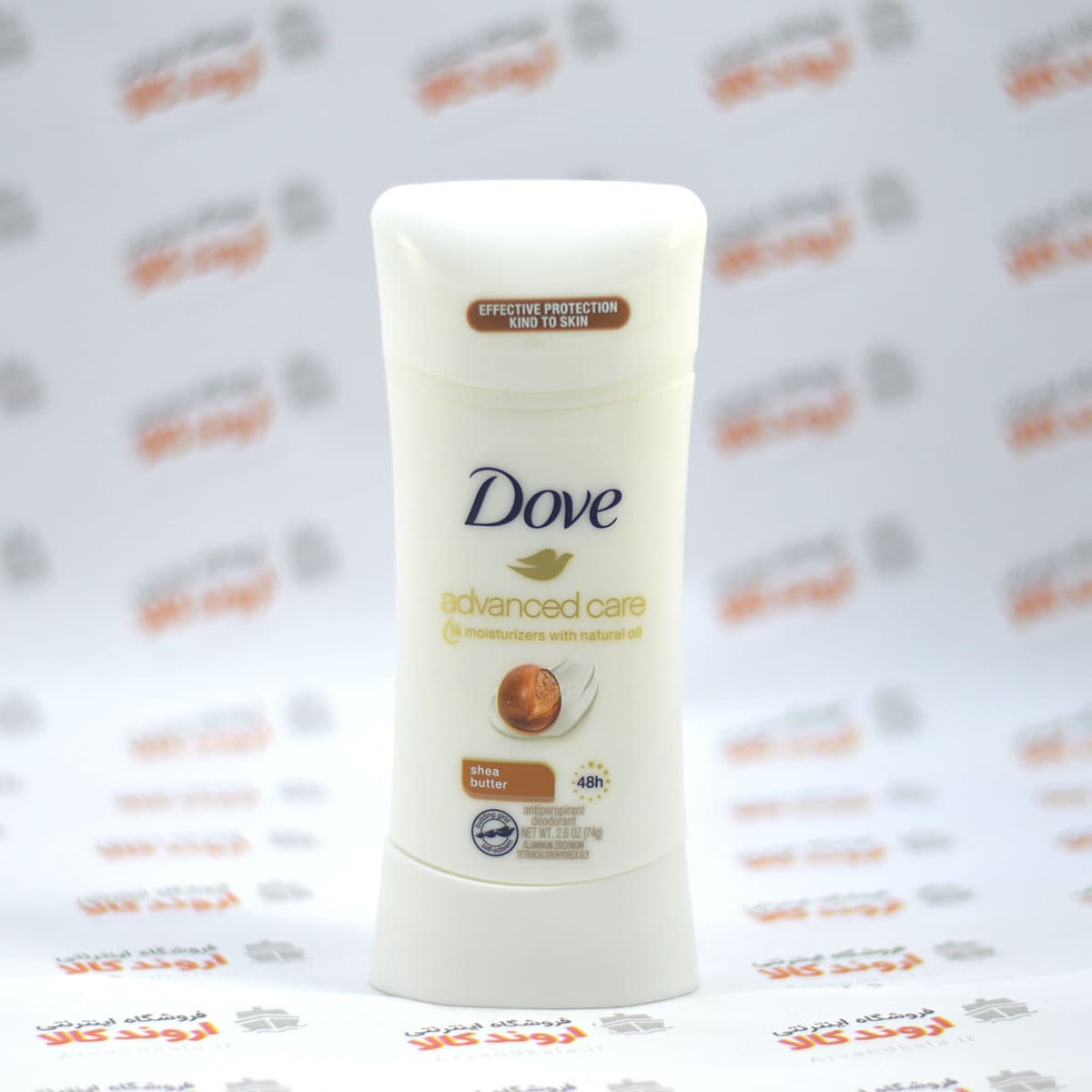 مام صابونی ضد تعریق ادونسد کر 72 ساعته 74 گرمی Dove Advanced Care Shea Butter Antiperspirant Deodorant — تصویر ۵