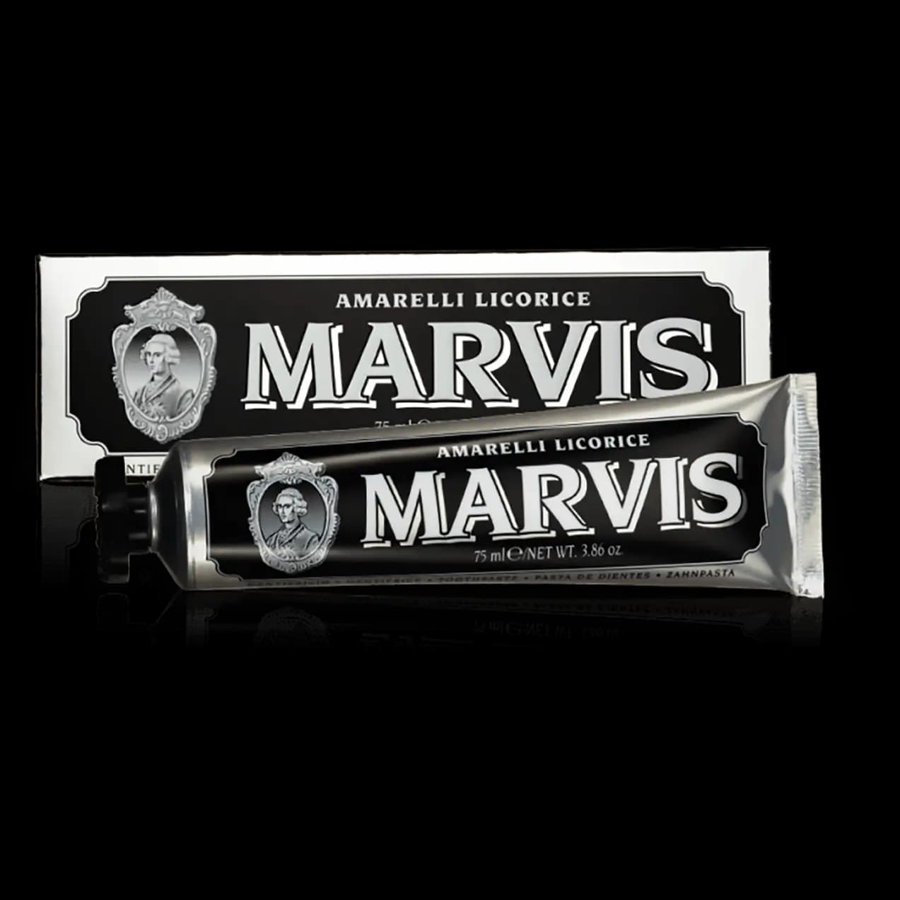 خمیر دندان مارویس ایتالیایی با طعم شیرین بیان و نعناع ضد پوسیدگی 85 میل Marvis Amarelli Licorice Toothpaste — تصویر ۱۱