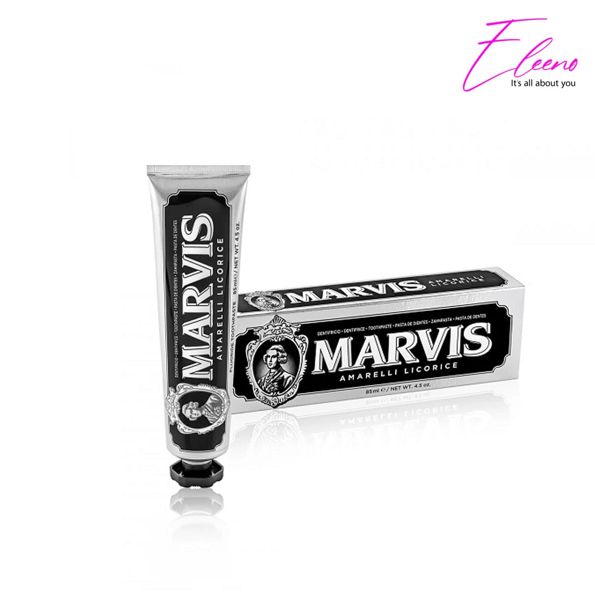 خمیر دندان مارویس ایتالیایی با طعم شیرین بیان و نعناع ضد پوسیدگی 85 میل Marvis Amarelli Licorice Toothpaste — تصویر ۹