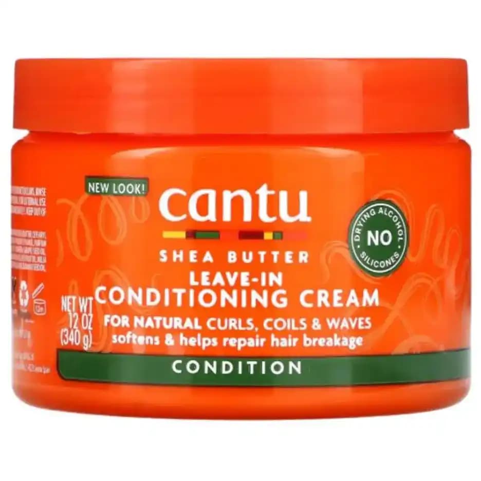 کرم موی آبرسان، نرم کننده و ضد وز کانتو شی باتر 340 گرم Cantu Shea Butter Leave-In Conditioning Cream