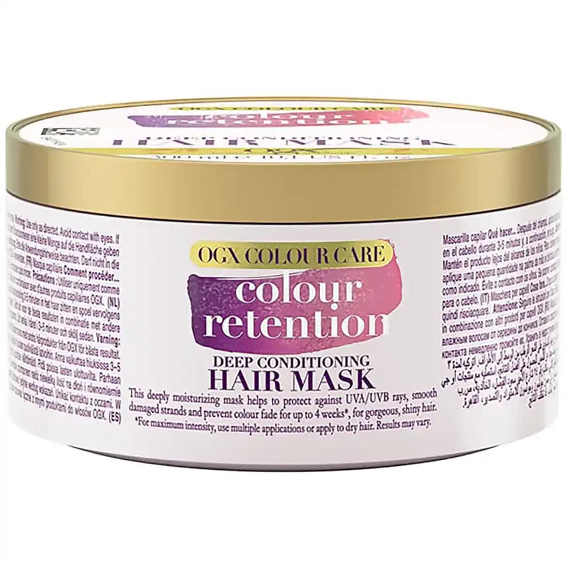 ماسک موی عمقی او جی ایکس تثبیت کننده رنگ مو 300 میل OGX Colour Care Colour Retention Deep Conditioning Hair Mask — تصویر ۴