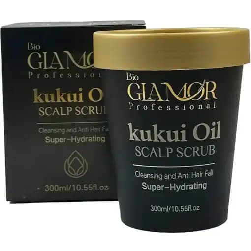 اسکراب (لایه بردار) پوست سر گلامور کوکویی اویل 300 میل Glamor Kukui Oil SCALP SCRUB — تصویر ۱۱