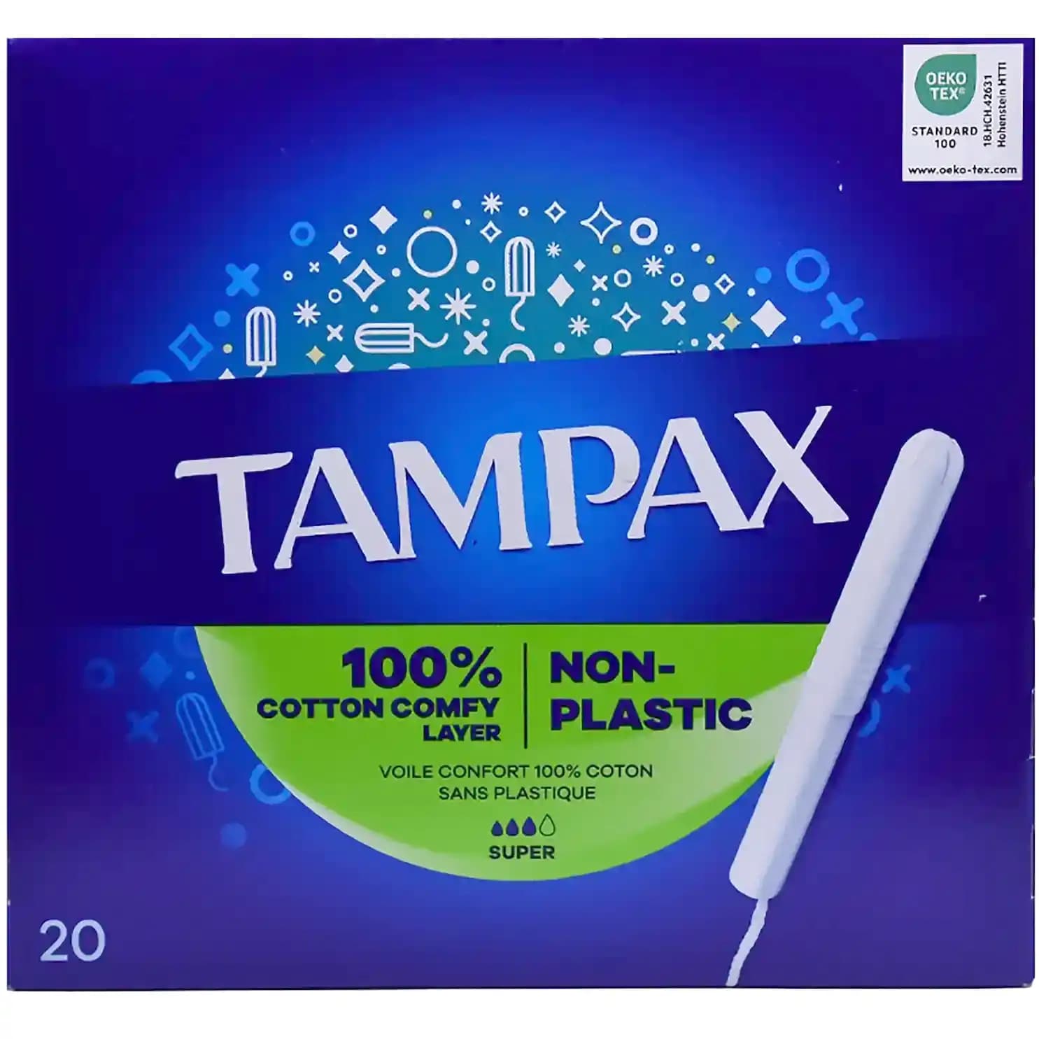 تامپون (نوار بهداشتی) تامپکس سوپر 20 عددی TAMPAX Super