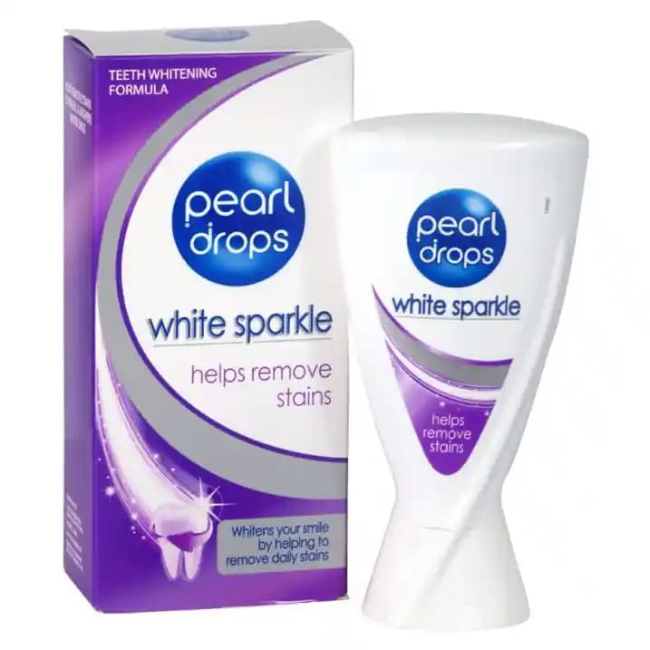 خمیر دندان سفید کننده پرل دراپس وایت اسپارکل 50 میل Pearl Drops Toothpaste White Sparkle — تصویر ۹