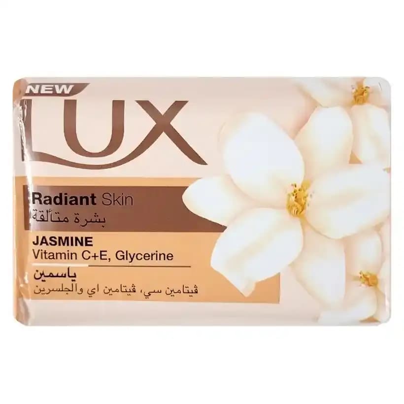 صابون لوکس رادیانت اسکین با رایحه گل یاس 170 گرمی Lux Soap for Radiant Skin with Jasmine