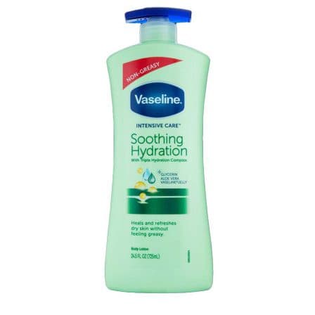 لوسیون بدن وازلین اینتنسیو کر برای پوست خشک 725 میل Vaseline Soothing Hydration Lotion — تصویر ۲