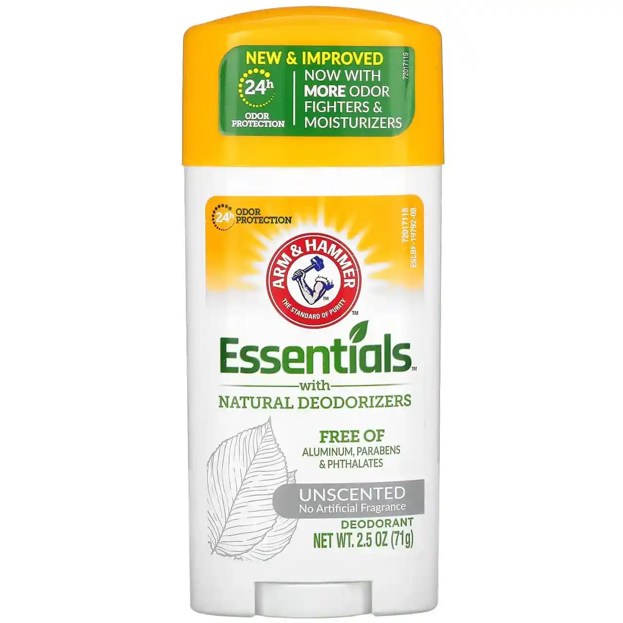 مام استیک ضد تعریق ژله ای آرم اند هامر اسنشیال بدون بو 71 گرمی ARM & HAMMER Essentials Deodorant Unscented Stick — تصویر ۲