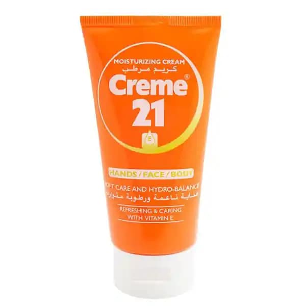 کرم مرطوب کننده دست و صورت کرم 21 سافت 75 میل Creme 21 Moisturizing Soft Care — تصویر ۲