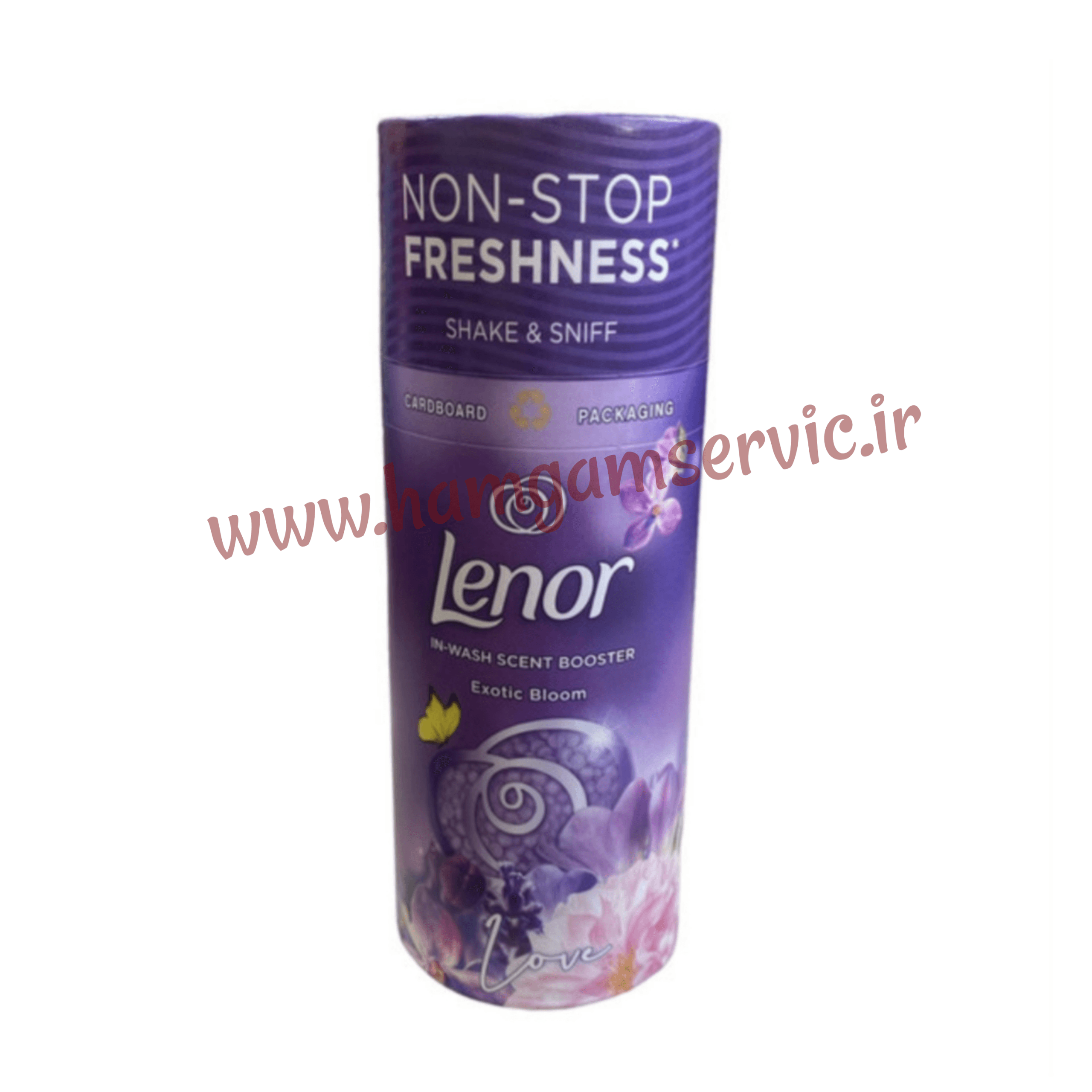 خوشبو کننده لباس داخل ماشین لباسشویی لنور با رایحه اگزوتیک بلوم 176 گرمی Lenor In-Wash Scent Booster Exotic Bloom — تصویر ۵