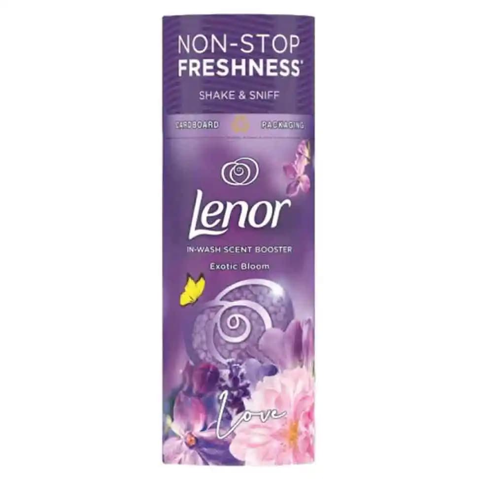 خوشبو کننده لباس داخل ماشین لباسشویی لنور با رایحه اگزوتیک بلوم 176 گرمی Lenor In-Wash Scent Booster Exotic Bloom — تصویر ۲