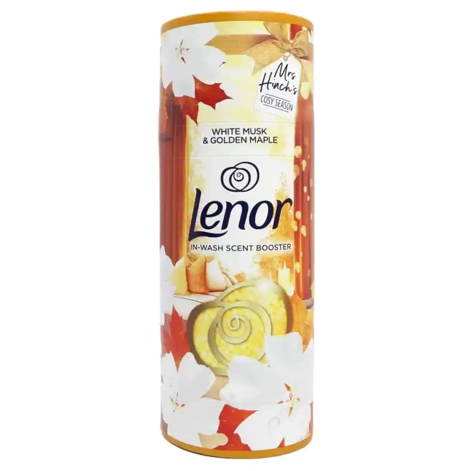 خوشبو کننده لباس ماشین لباسشویی لنور مشک سفیدو افرا 176 گرمی Lenor In-Wash Scent Booster White Musk & Golden Maple — تصویر ۱۰