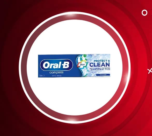 خمیر دندان اورال-بی کامپلیت محافظت و سفید کننده دندان 75 میل Oral-B Complete Protect & Clean Fresh Mint — تصویر ۷