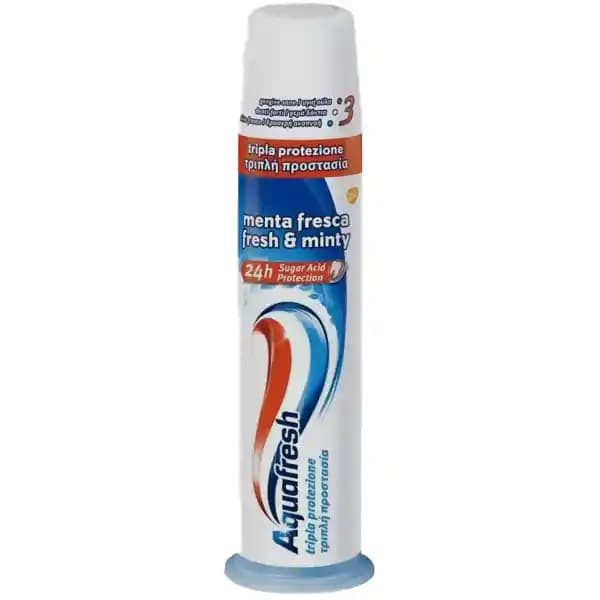 خمیر دندان سه کاره آکوافرش نعنایی 100 میل Aquafresh Triple Protection Fresh Minty