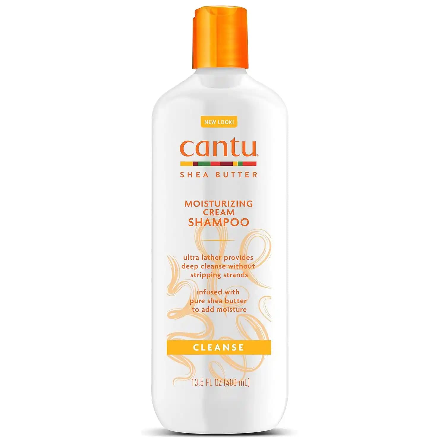 شامپو مرطوب کننده کانتو کلینز مخصوص موهای خشک 400 میل CANTU Moisturizing Cream Cleans Shampoo — تصویر ۱۰