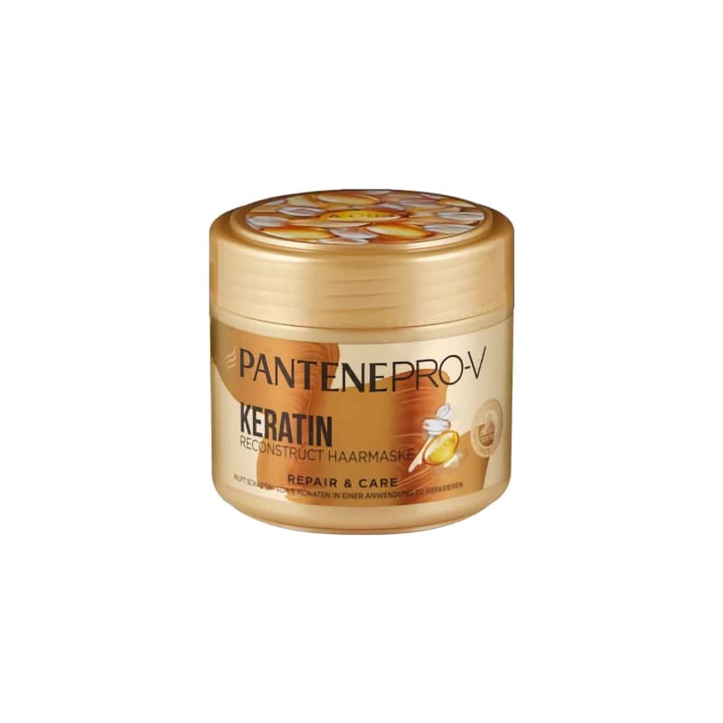 ماسک مو کراتینه ترمیم کننده پنتن پرو وی مناسب موی خشک و آسیب دیده 300 میل Pantene Pro-V Keratin Repair & Care Hair Mask — تصویر ۱۲