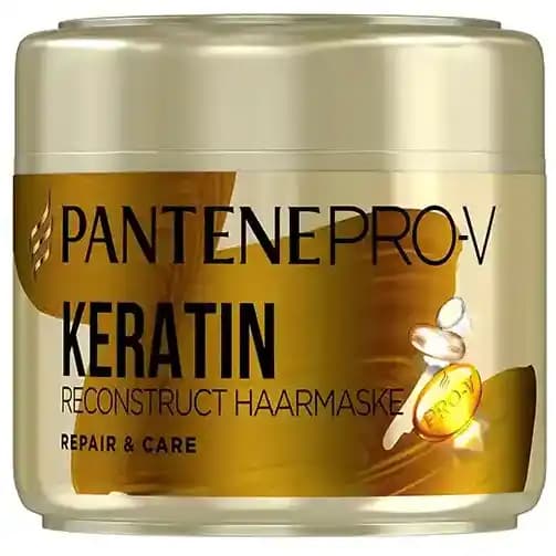ماسک مو کراتینه ترمیم کننده پنتن پرو وی مناسب موی خشک و آسیب دیده 300 میل Pantene Pro-V Keratin Repair & Care Hair Mask — تصویر ۲