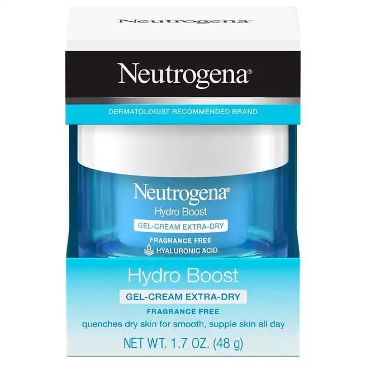 ژل کرم آبرسان هیدروبوست نوتروژینا برای پوست بسیار خشک 48 گرمی Neutrogena Hydro Boost Face Moisturizer with Hyaluronic
