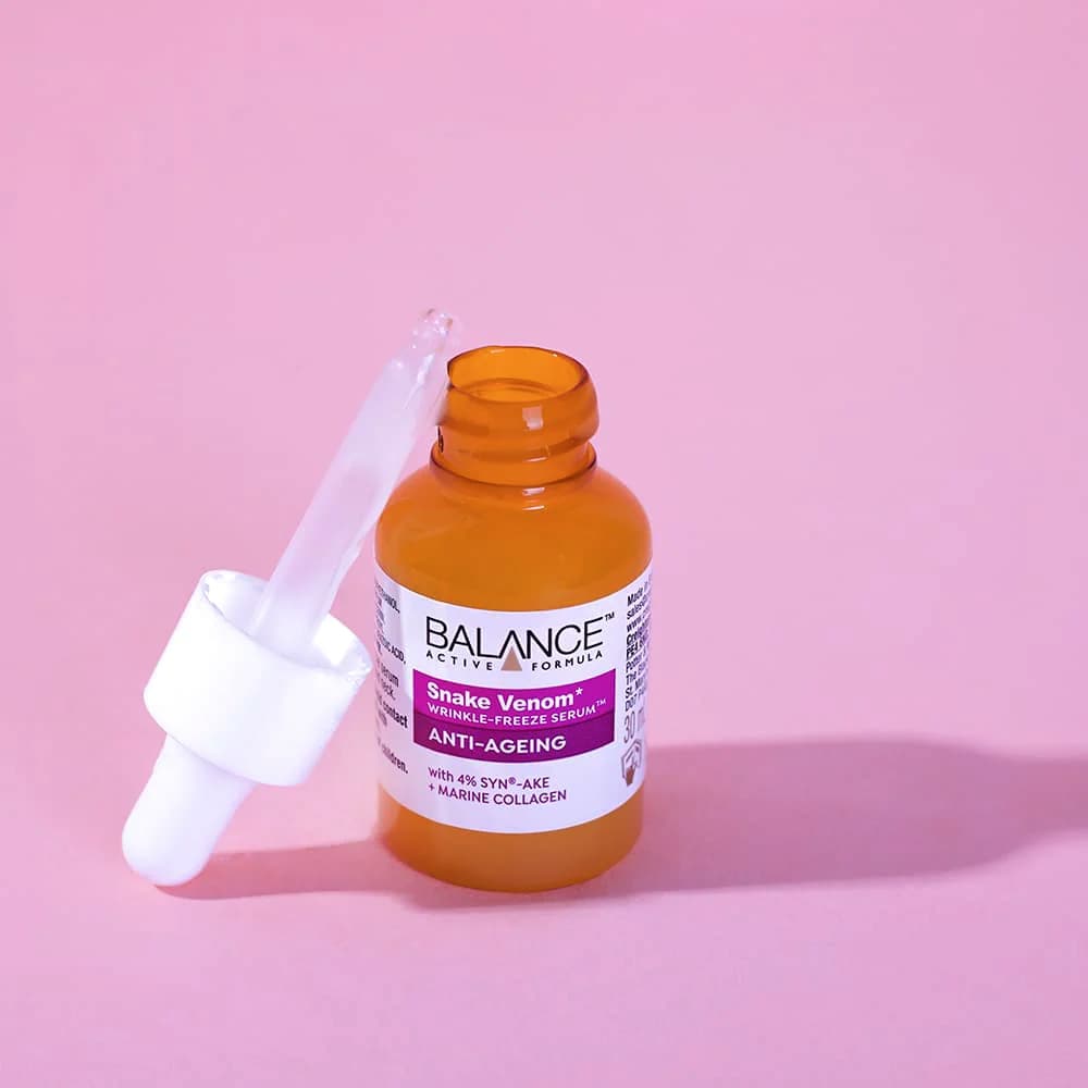 سرم ضد چروک و ضد پیری سم مار بالانس 30 میل Balance Active Formula Snake Venom Wrinkle-Freeze Serum — تصویر ۷