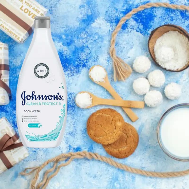 شامپو بدن سه کاره جانسون کلین اند پروتکت 750 میل Johnson’s CLEAN PROTECT 3-in-1 Body Wash — تصویر ۵