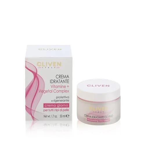 کرم مرطوب کننده و ویتامینه روز کلیون 50 میل Cliven Crema Idratante Vitamine+Vegetal Complex — تصویر ۸