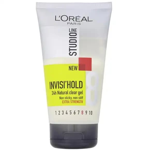 ژل موی تیوبی حالت دهنده موی شماره 8 لورآل (اینویزی هولد فوق قوی) 24 ساعته 150میل L’oreal Invisi hold Extra Strength Gel