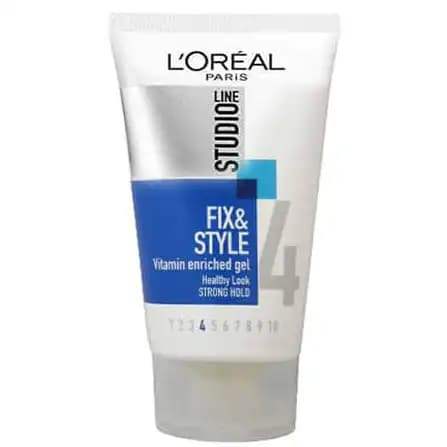 ژل تیوبی حالت دهنده موی شماره 4 لورآل (فیکس اند استایل) 150میل L’oreal Fix and Style Vitamin Enriched Hair Gel