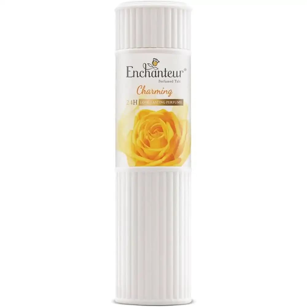 پودر خوشبو کننده بدن و ضد تعریق انشانتر چارمینگ 250 گرمی Enchanteur Charming Perfumed Body Powder — تصویر ۲