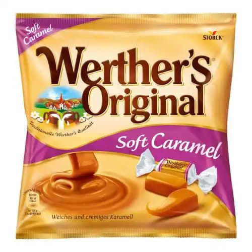 شکلات کاراملی نرم وردرز اورجینال 100 گرمی Werther’s original Soft Caramel — تصویر ۳