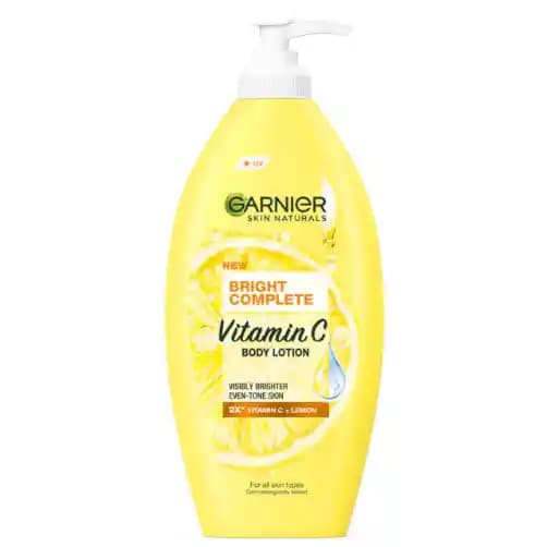 لوسیون بدن ویتامین سی گارنیه برایت کامپلیت 400 میل Garnier Bright Complete Vitamin C Body Serum
