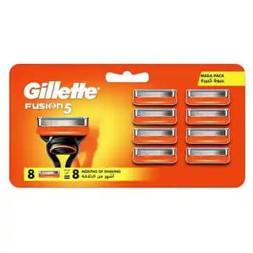 تیغ یدک ژیلت فیوژن فایو 8 عددی Gillette Fusion 5 Blades — تصویر ۲