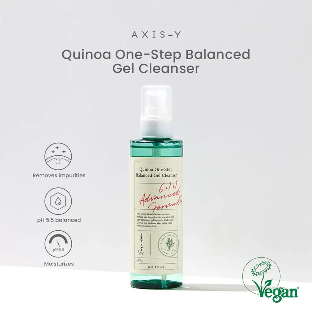 ژل شستشو اکسیس وای کینوا AXIS-Y Quinoa One-Step Balanced Gel Cleanser — تصویر ۴