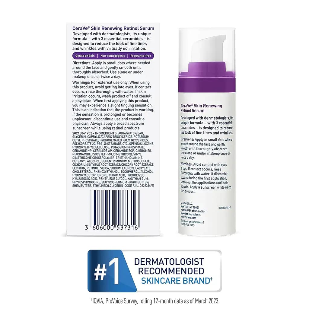 سرم ضد چروک رتینول Skin Renewing سراوی CeraVe Retinol Serum — تصویر ۴