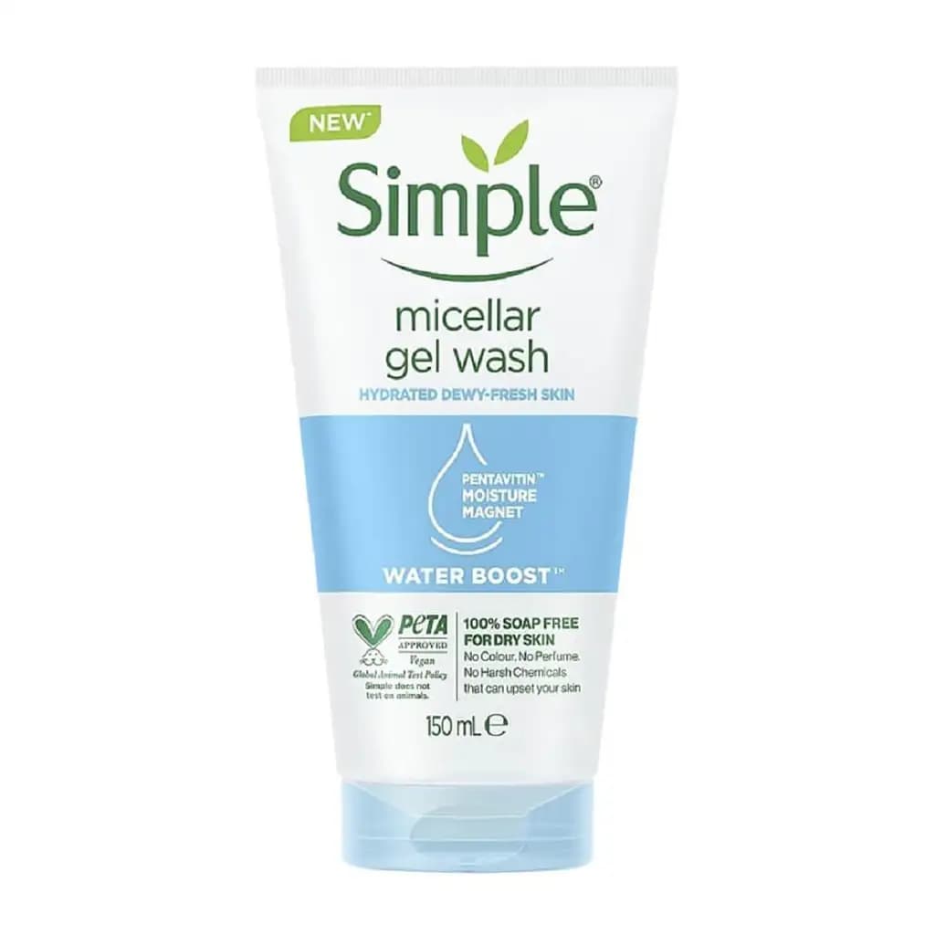ژل میسلار سیمپل واتر بوست Simple micellar gel wash — تصویر ۵