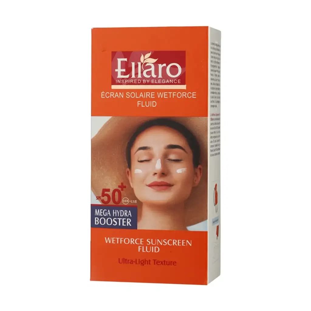 فلویید ضد آفتاب فاقد چربی بی رنگ الارو وت فورس SPF 50 — تصویر ۸