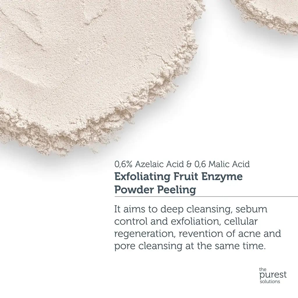 پودر لایه بردار پیلینگ آنزیمی پیورست سولوشن purest solution — تصویر ۴