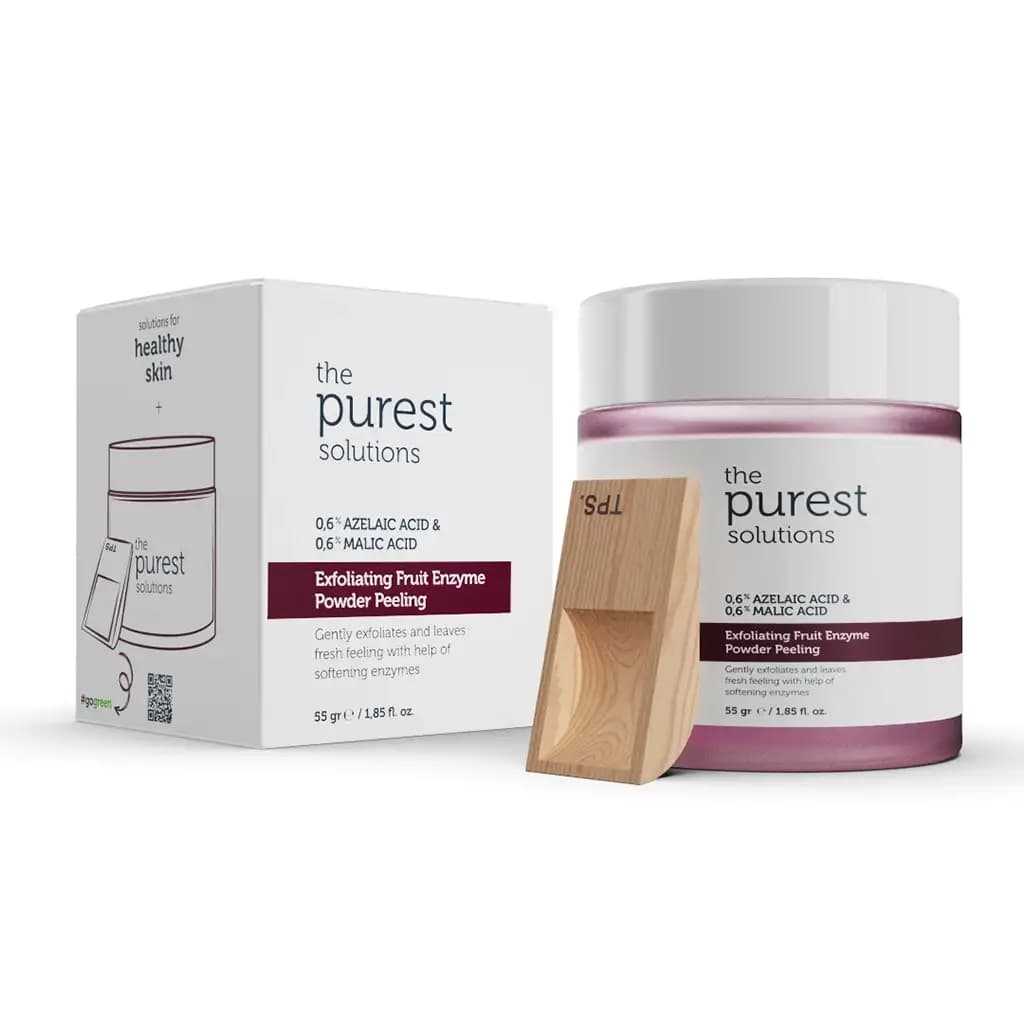 پودر لایه بردار پیلینگ آنزیمی پیورست سولوشن purest solution — تصویر ۳