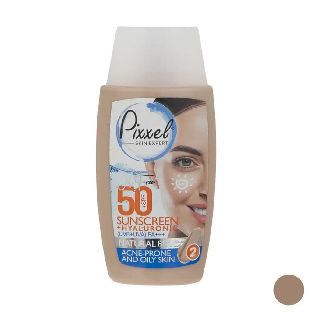 کرم ضد آفتاب رنگی پیکسل پوست خشک و حساس NATURAL BEIGE