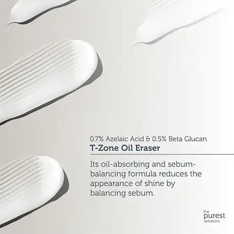 سرم کنترل کننده چربی ناحیه تی زون پیورست purest T-zone Oil Eraser — تصویر ۴
