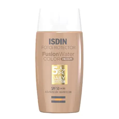 ضد آفتاب ایزدین مدل فیوژن واتر رنگی مدیوم ISDIN fotoprotector fusion water MEDIUM — تصویر ۶