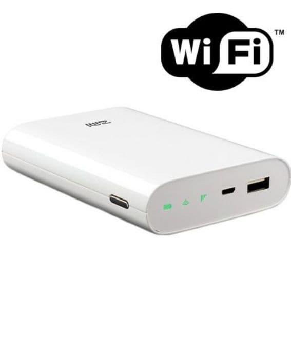 پاوربانک و مودم همراه 4G شیائومی مدل ZMi MF855 ظرفیت 7800 میلی آمپر ساعت