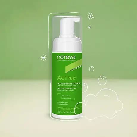 فوم شستشوی نوروا اکتی پور noreva Actipur DERMO-CLEANSING FOAM — تصویر ۳