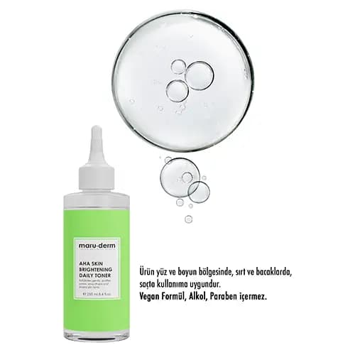 تونر روشن کننده مارودرم لاکتیک و گلیکولیک اسید maruderm AHA toner — تصویر ۸