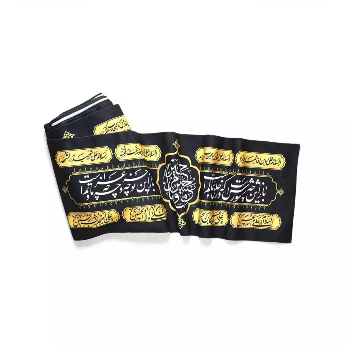 کتیبه پاناما افقی 10 متری محرم طرح باز این چه شورش است که در خلق عالم است 30*1000