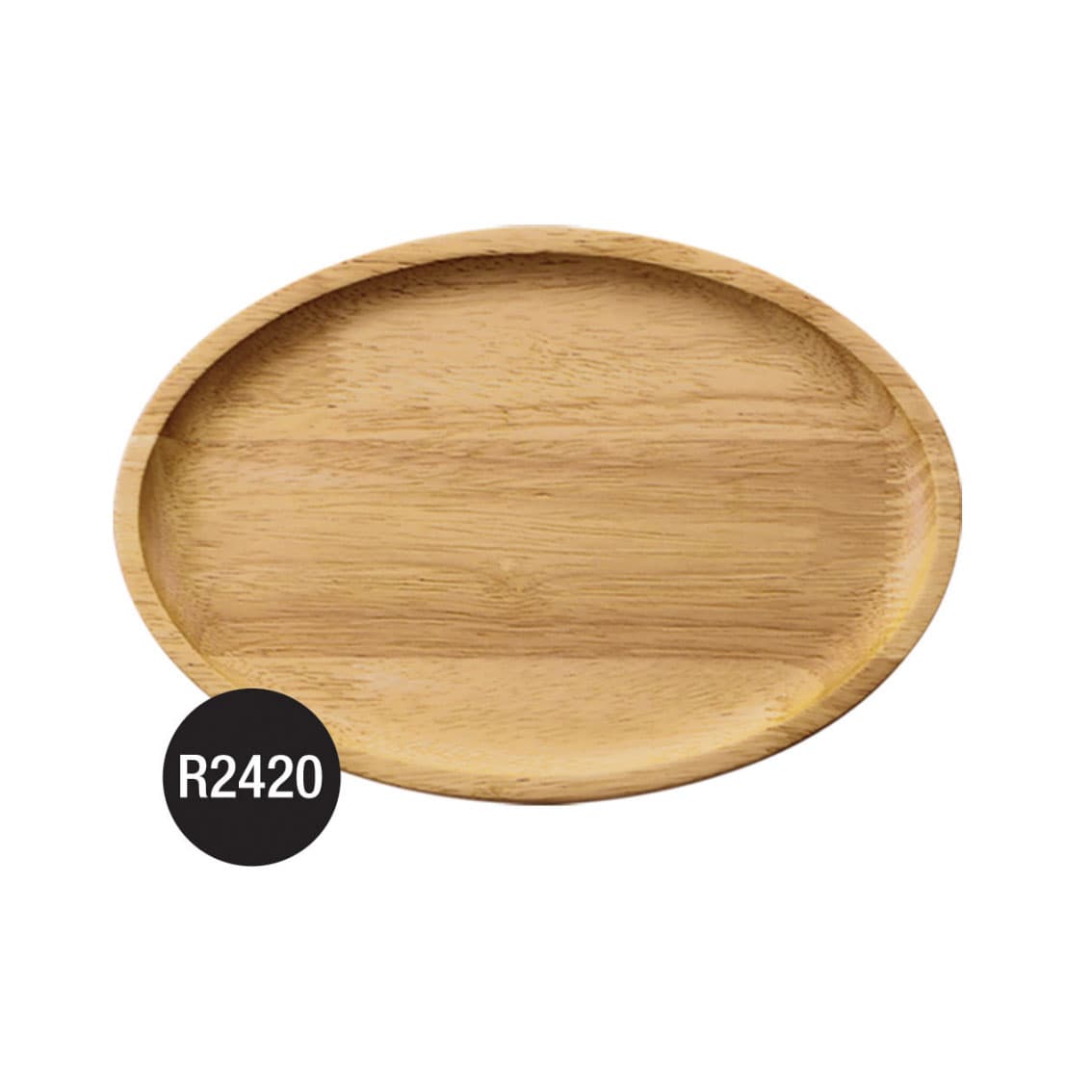 سینی سرو بیضی رابروود Treeti R2420