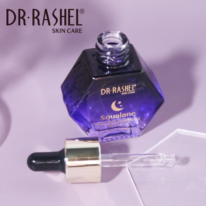 سرم شب لایه بردار ملایم اسکوالان و لاکتیک اسید دکتر راشل 35میل DR.RASHEL Squalane Lactic Surface Resurfacing Night Serum — تصویر ۹