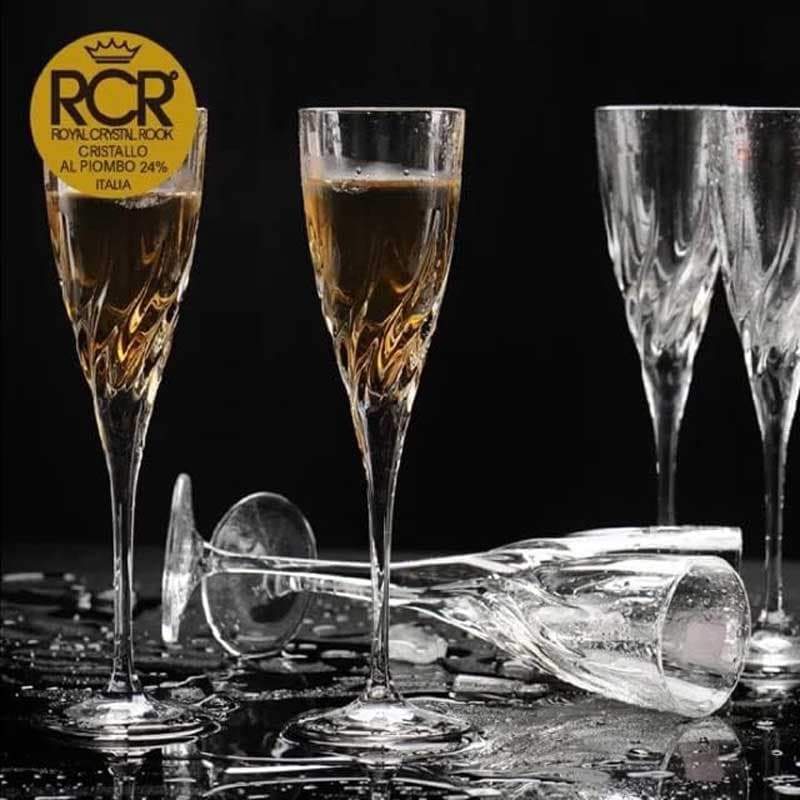 گیلاس کریستال شامپاین تریکس ایتالیا RCR Trix 130cc — تصویر ۷