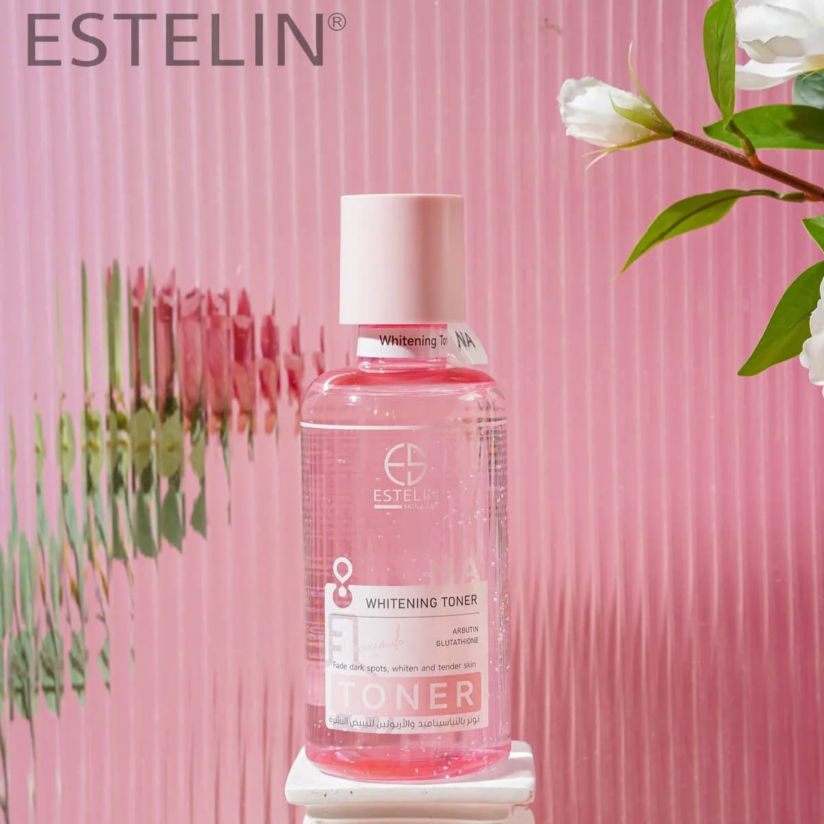تونر نیاسینامید استلین روشن کننده 400میل ESTELIN Whitening NA Toner — تصویر ۲