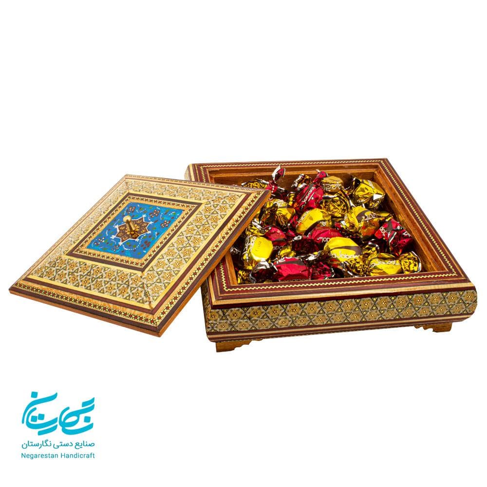 شکلات خوری خاتم کاری و نقاشی تذهیب — تصویر ۶