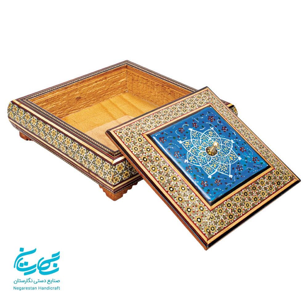 شکلات خوری خاتم کاری و نقاشی تذهیب — تصویر ۳