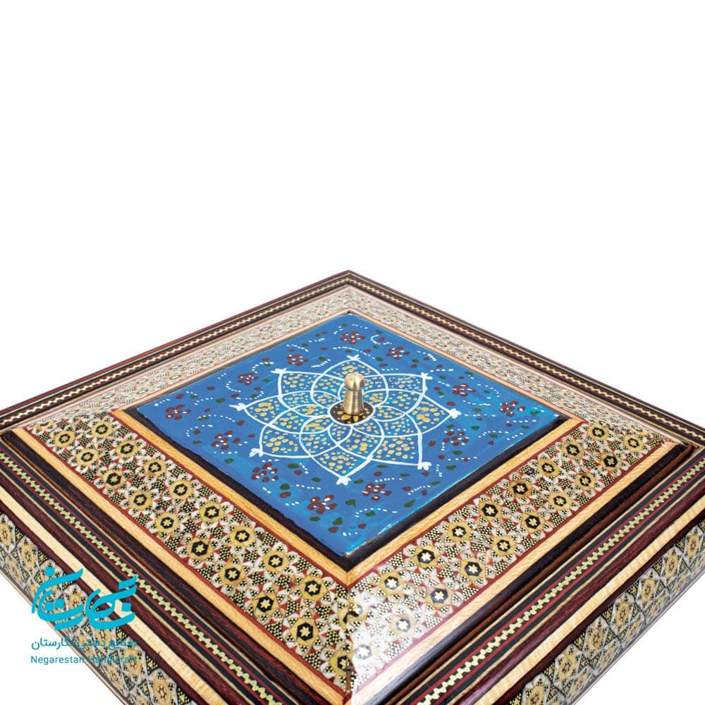 شکلات خوری خاتم کاری و نقاشی تذهیب — تصویر ۴